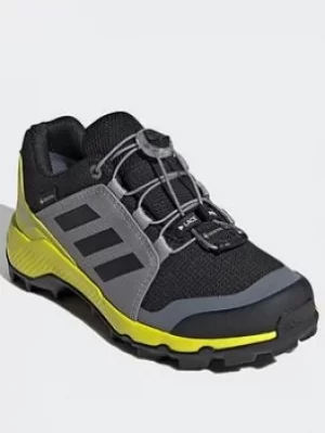 adidas Terrex Gore-tex Hiking Shoes, Black/Yellow/Grey, Size 2