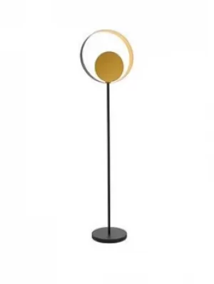 Gallery Paisley Floor Lamp Brass