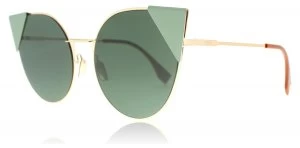 Fendi FF0190S Sunglasses Gold Copper DDB 57mm