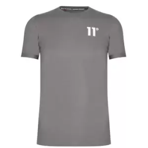 11 Degrees Muscle Fit T Shirt - Grey