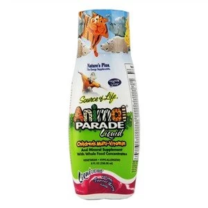 Natures Plus Animal Parade Childrens Multi Vitamin Liquid Natural Tropical Berry Flavor 236.56ml