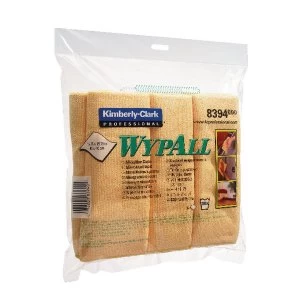Wypall Yellow Microfibre Cloth Pack of 6 8394