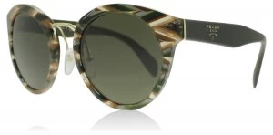 Prada PR05TS Sunglasses Sheaves Grey Brown VAO4J1 53mm