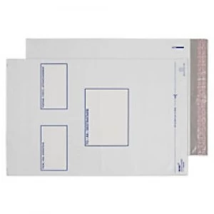 Purely Packaging Vita Polypost Mailing Bag 330 (W) x 460 (H) mm 50μ White Pack of 500
