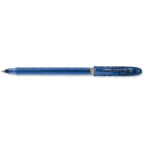 Pilot BegreeN Supergel Rollerball Pen Gel 0.7mm Blue Pack of 10 Pens