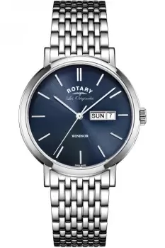 Mens Rotary Swiss Made Windsor Quartz Watch GB90153/05