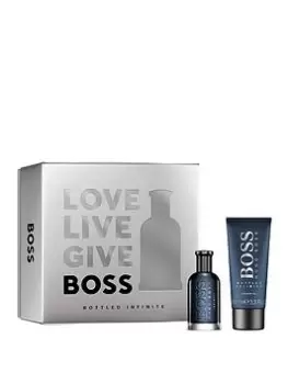 BOSS BOSS Bottled Infinite 50ml Eau de Parfum Mens Christmas Gift Set, Multi, Men