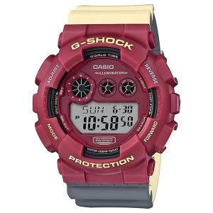 Casio G-SHOCK Digital Watch GD-120NC-4 - Red/Yellow/Grey