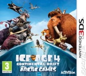 Ice Age 4 Continental Drift Arctic Games Nintendo 3DS Game