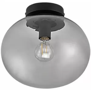 Nordlux Alton Globe Ceiling Light Black, E27
