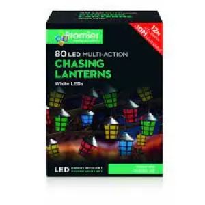 Premier LED Chasing Lantern Lights - Multiple Colour