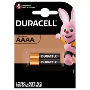 Duracell MX2500 AAAA/LR61 1.5V Alkaline Batteries (2 Pack)