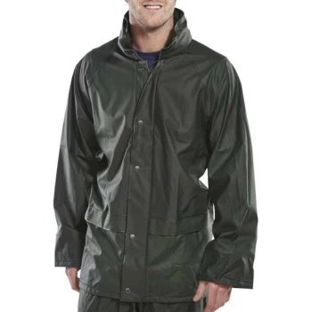 B Dri Weatherproof Super B Dri Jacket with Hood XL Olive Green Ref