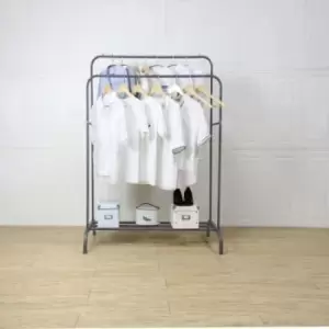 OurHouse 110cm Double Shelf Clothes Rail
