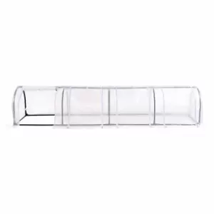 Gardenkraft 4 Section Grow Tunnel Greenhouse - Clear