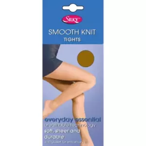 Silky Womens/Ladies Smooth Knit Tights Extra Size (1 Pairs) (XX-Large (54a-60a)) (Mink)