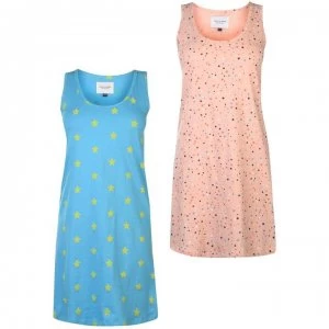 Rock and Rags Two Pack Nightdress - Blue Star