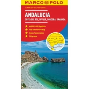 Andalusia, Costa Del Sol, Seville, Cordoba, Granada Marco Polo Map by Marco Polo (Sheet map, folded, 2011)
