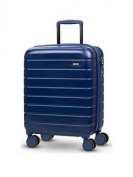 Rock Luggage Novo Carry-On 8-Wheel Suitcase - Navy