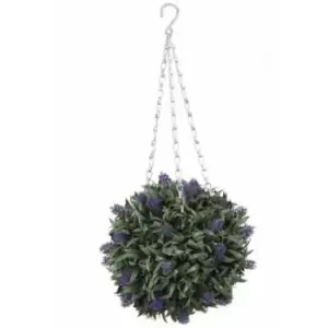 Artificial Garden Hanging Baskets - Lavender Ball