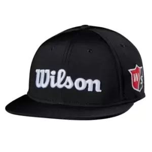 Wilson Tour Flat Brim Cap - Black