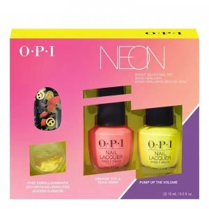 O.P.I Limited Edition Pump Neon Collection Nail Art Duo 2