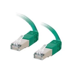 C2G 2m Shielded Cat5E Moulded Patch Cable - Green