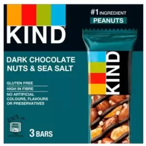Kind Bars Dark Chocolate Nuts & Sea Salt Multipack - (30gx3) x 10 - 704037