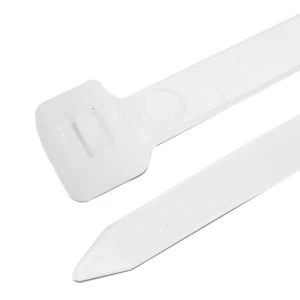 BQ White Cable Ties L140mm Pack of 200