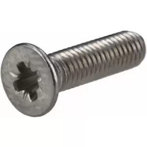 R-tech - 337095 Pozi Countersunk A2 Stainless Steel Screws M3 12mm - Pack Of 100