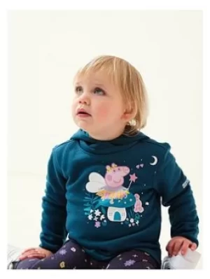 Boys, Regatta Kid's Peppa Pig Graphic Hoody, Turquoise, Size 12-18 Months