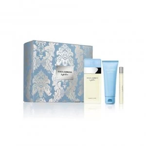 Dolce & Gabbana Light Blue Gift Set 100ml Eau de Toilette + 10ml Eau de Toilette + 75ml Body Cream