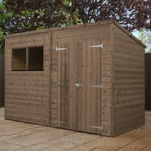 Mercia Pressure Treated Pent Shed - 10' x 8'