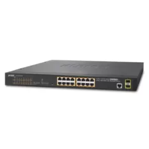 GS-4210-16P2S - Managed - L2+ - Gigabit Ethernet (10/100/1000) - Power over Ethernet (PoE) - Rack mounting - 1U