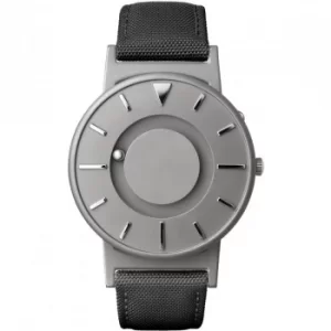 Unisex Eone The Bradley Canvas Black Strap Titanium Watch