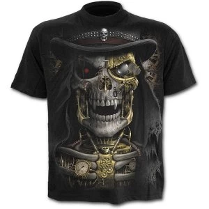 SteamPunk Reaper Mens XX-Large T-Shirt - Black