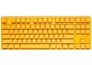Ducky One3 Yellow TKL keyboard USB UK English