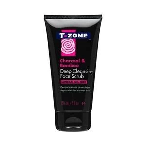 T-Zone Charcoal and Bamboo Deep Cleansing Face Scrub 150ml