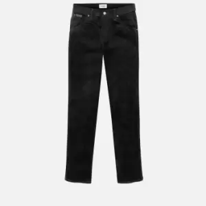 Wrangler Mens Texas Authentic Slim Fit Corduroy Trousers - Black - W30/L32