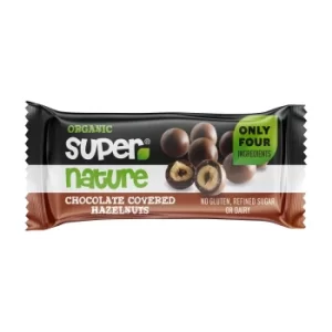 Supernature Chocolate Covered Hazelnuts 40g