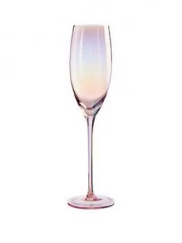 Premier Housewares Frosted Deco Champagne Glass Set Of 4