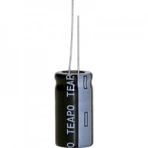 Teapo KTA477M035S1A5H20K Electrolytic capacitor Radial lead 5mm 470 35 V 20 x H 10 mm x 20 mm