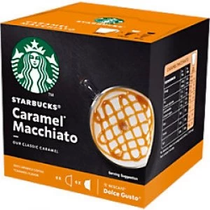 Nescafe Dolce Gusto Starbucks Caramel Macchiato Coffee Capsules Pack of 12