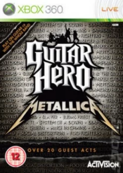 Guitar Hero Metallica Xbox 360 Game