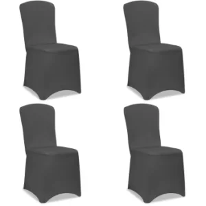 Chair Cover 4Pcs Set Anthracite