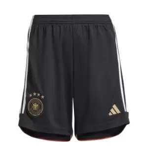 adidas Germany Home Shorts 2022/2023 Juniors - Black