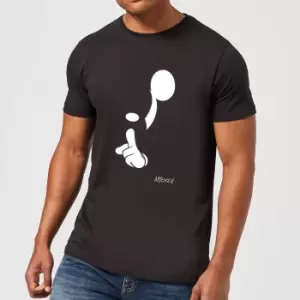 Disney Mickey Mouse Shush T-Shirt - Black - XS