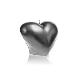 Heart Smooth Candle &ndash; Chrome
