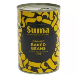 Suma Organic Baked Beans - 400g x 12