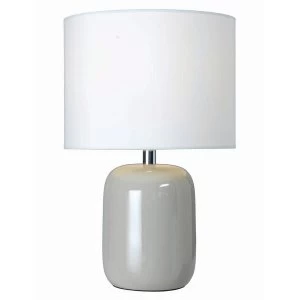 The Lighting and Interiors Group Fenda Table Lamp - Putty